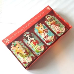 🎅🏼12 pcs 3D Holidays Dogs Gift Tags From To 1.85" x 3.75" Inch. Approx.